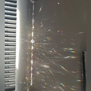 Crystal Sun Catcher with Beads